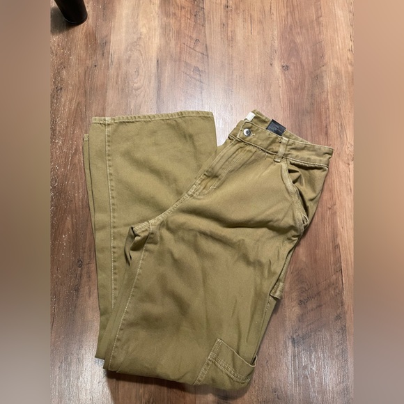 Tan Cargo pants high rise - Picture 5 of 7